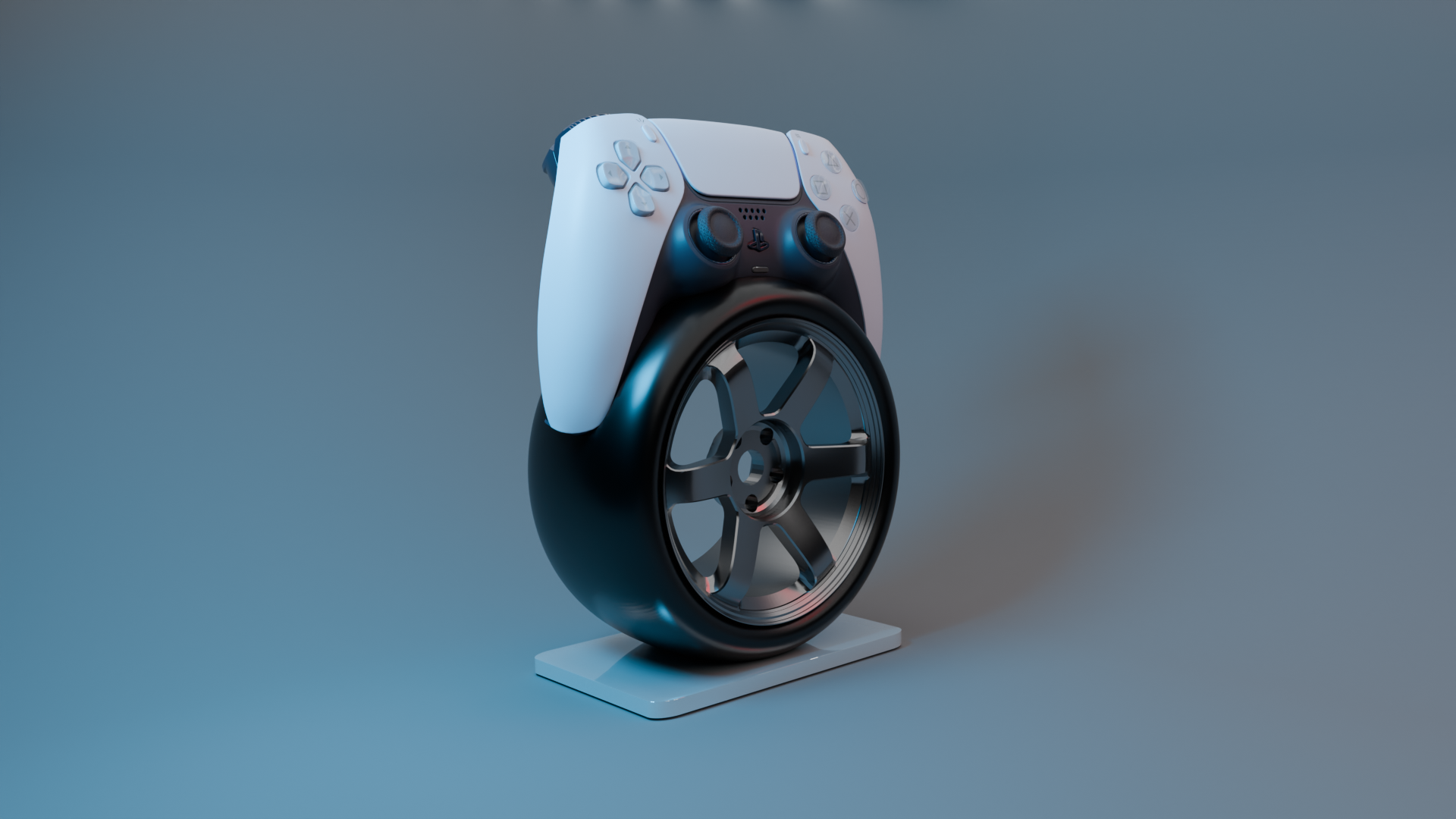 JDM Wheel PS5 Controller Holder