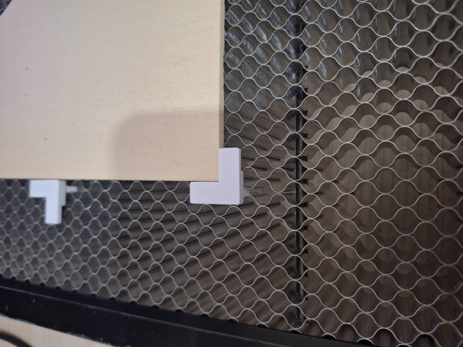 Laser Bed Honeycomb Corner Pins For lasercut