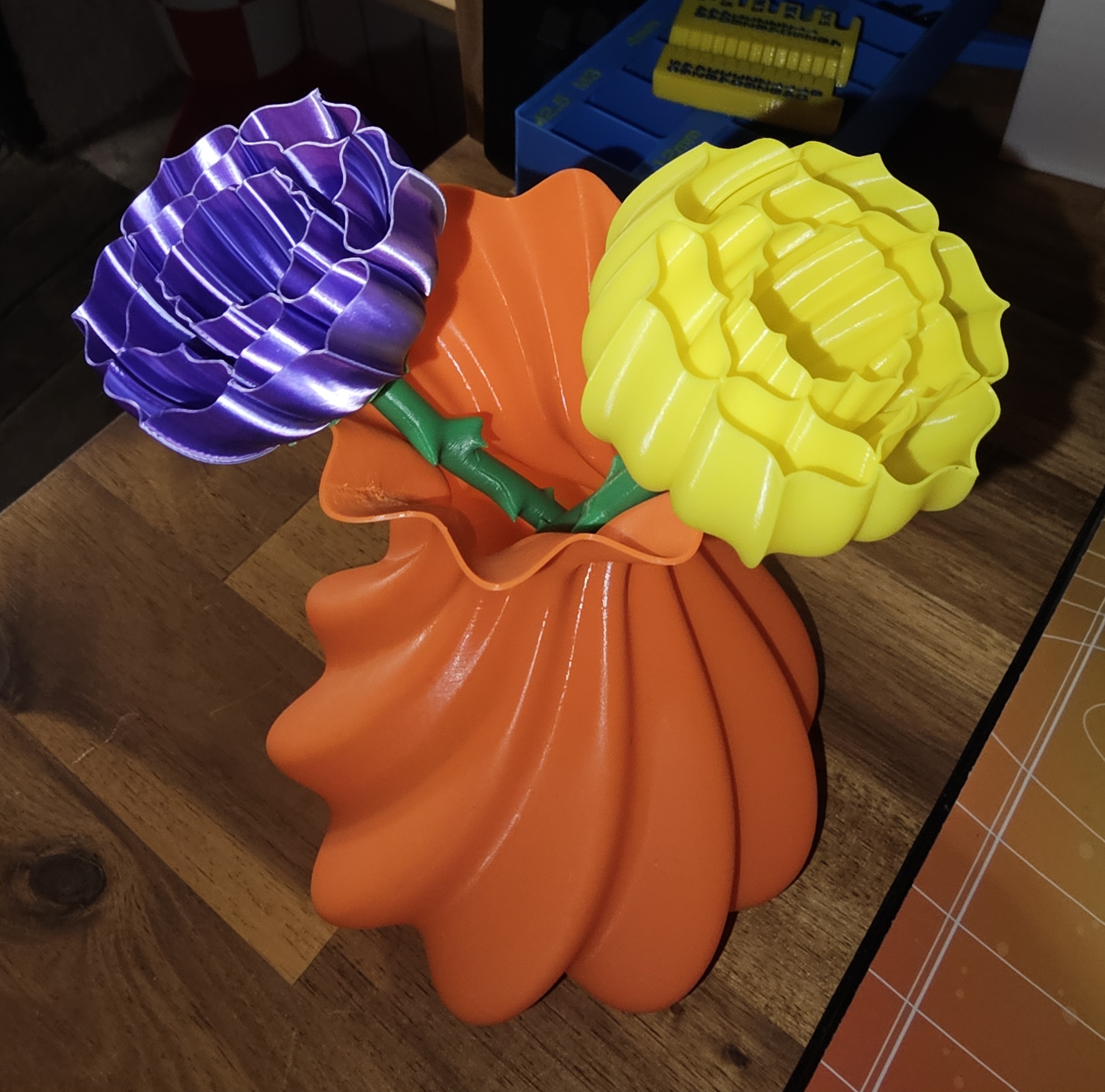 Mode vase flower - Fleur - Multiple heights 3D model thumbnail