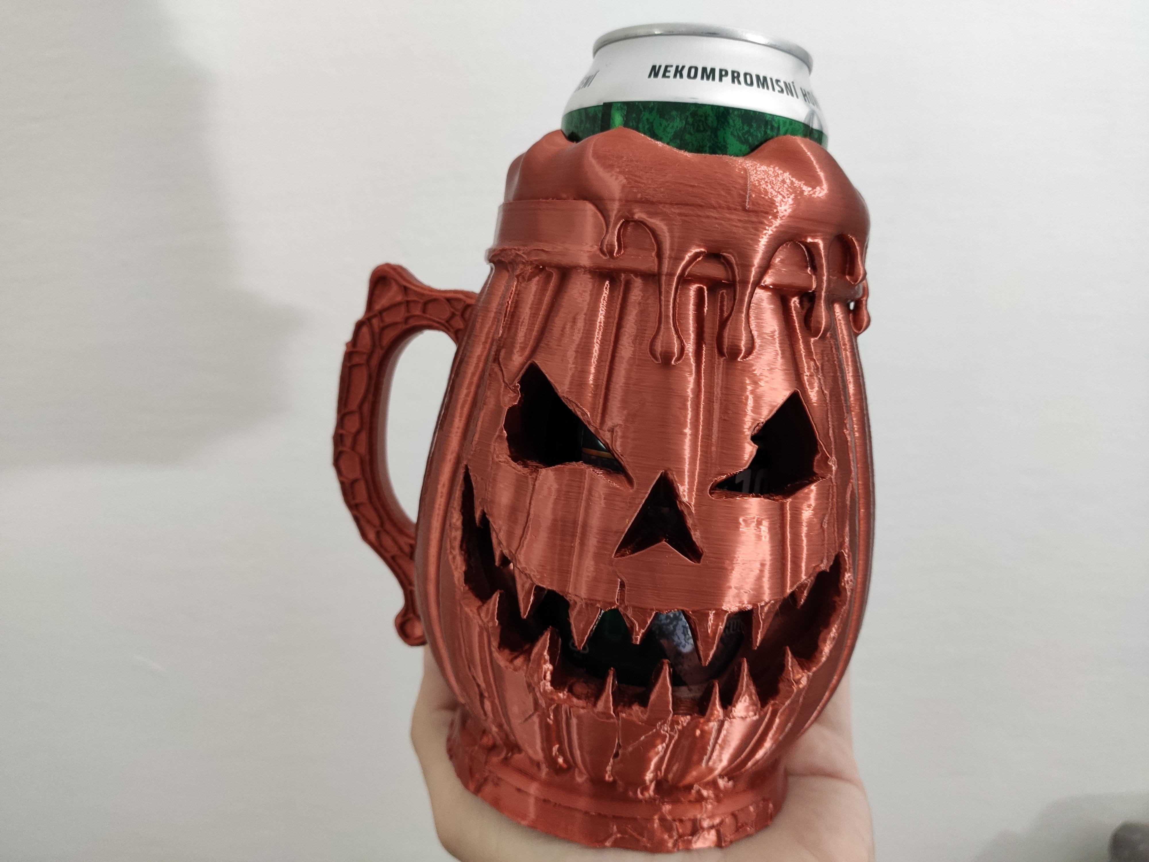 Pumpkin keg - Can Holder / Beer mug