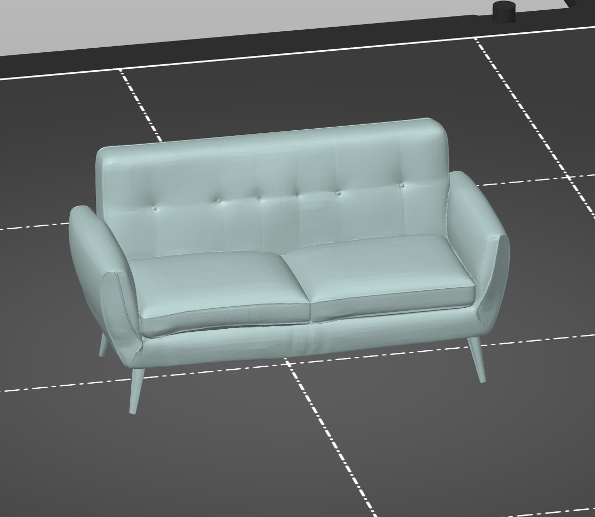 Solid Sofa Designed Futuristic Crafted