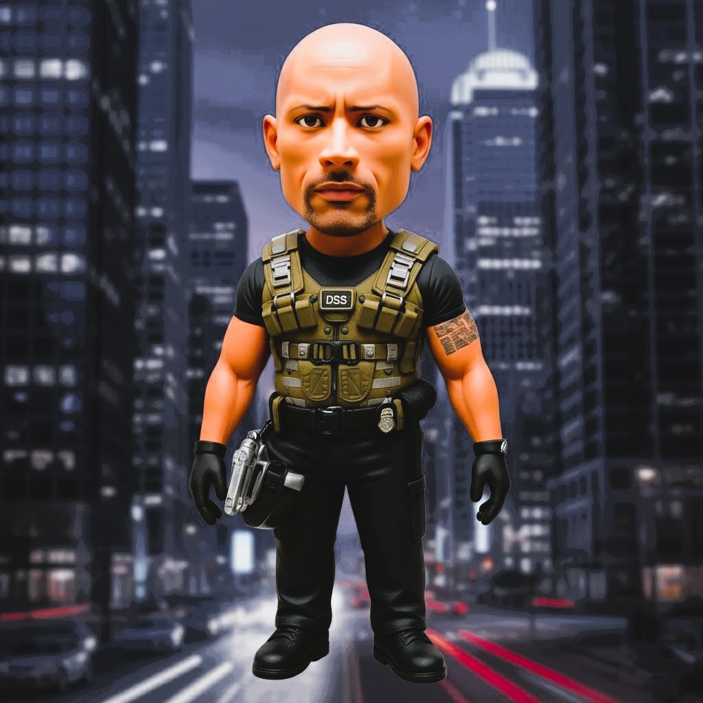 Bobblehead - The Rock (Fast and Furious 5)