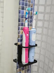 Universal Electric Toothbrush Wall Holder – Philips Sonicare / Oral-B / Braun, no supports, single part