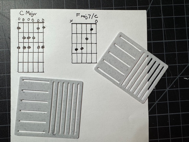 Guitar Chord/Scale Stencil