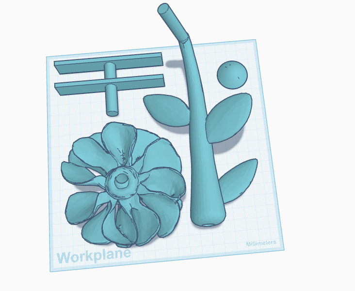 Pin Wheel Flower