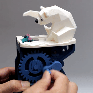 Polar Bear with Seal (Automata) - Optimized
