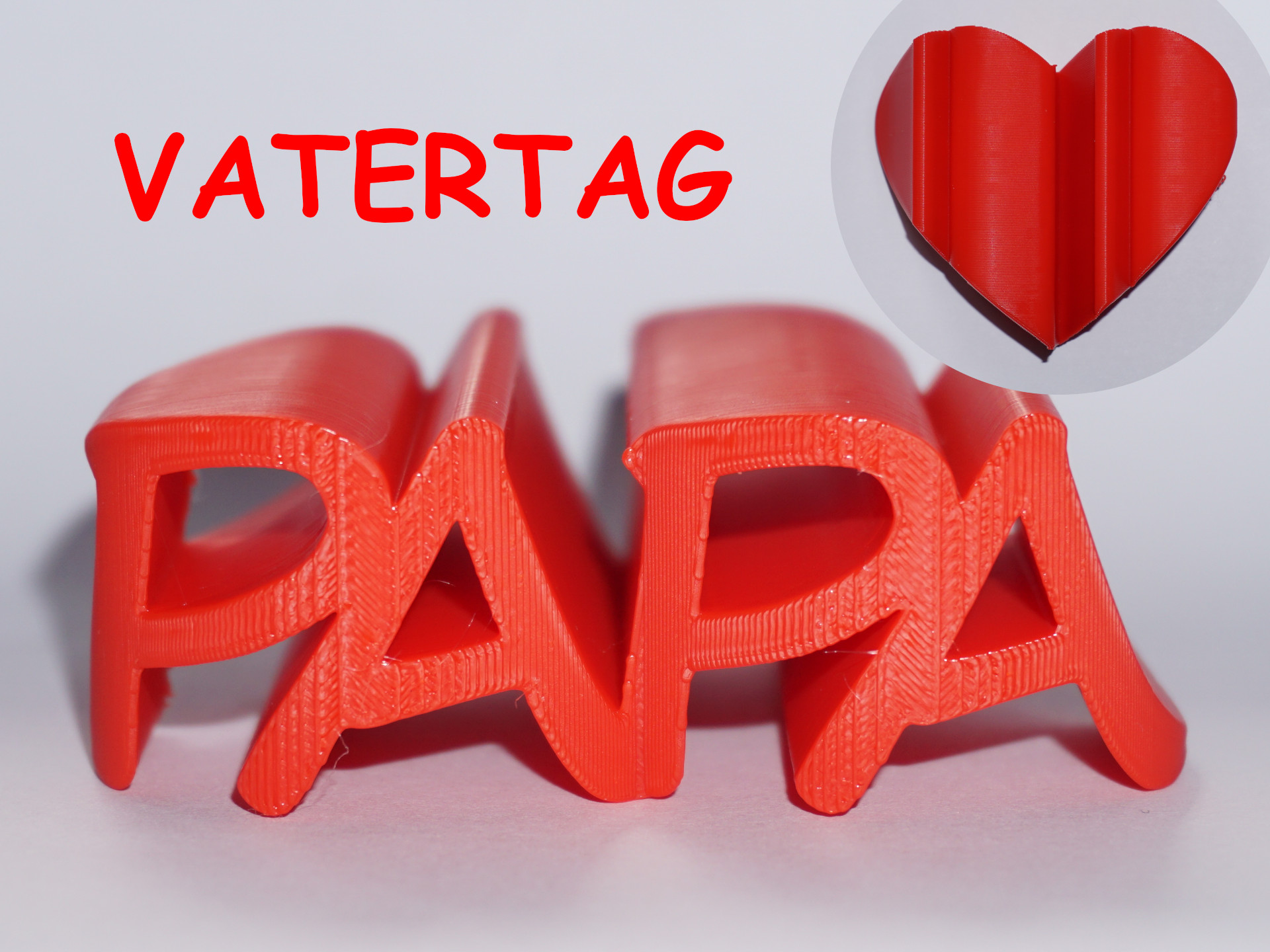 Vatertag Herz Papa