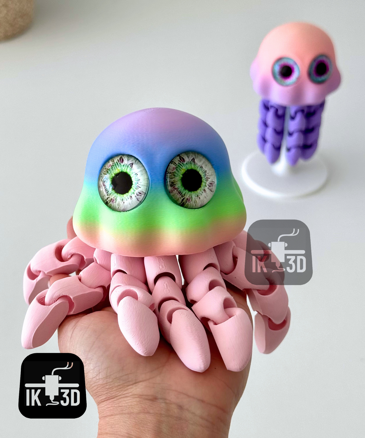 Flexi Jellyfish / Glass Eyes / No Supports