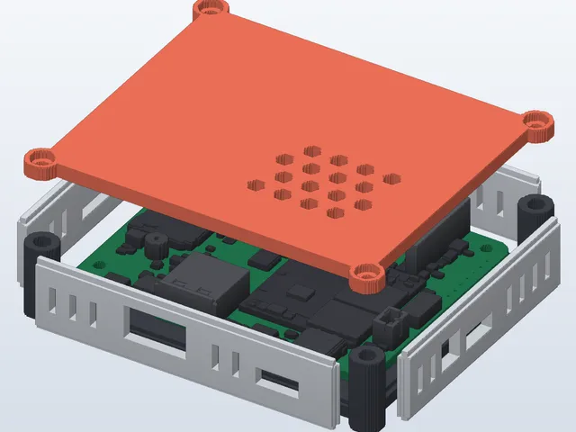 Modular Ventilated Case for Synaptics Coralboard SL
