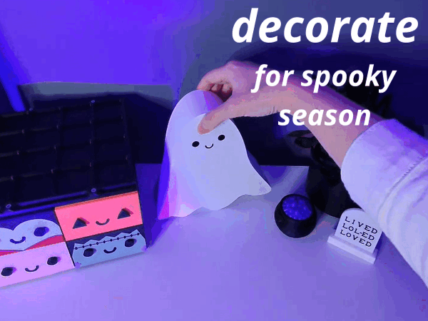 Halloween Stash Box | Kawaii Ghost "Boo!"