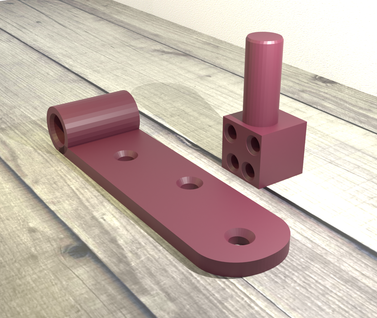Universal (door) hinge - simple but strong
