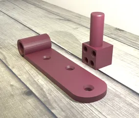Universal (door) hinge - simple but strong