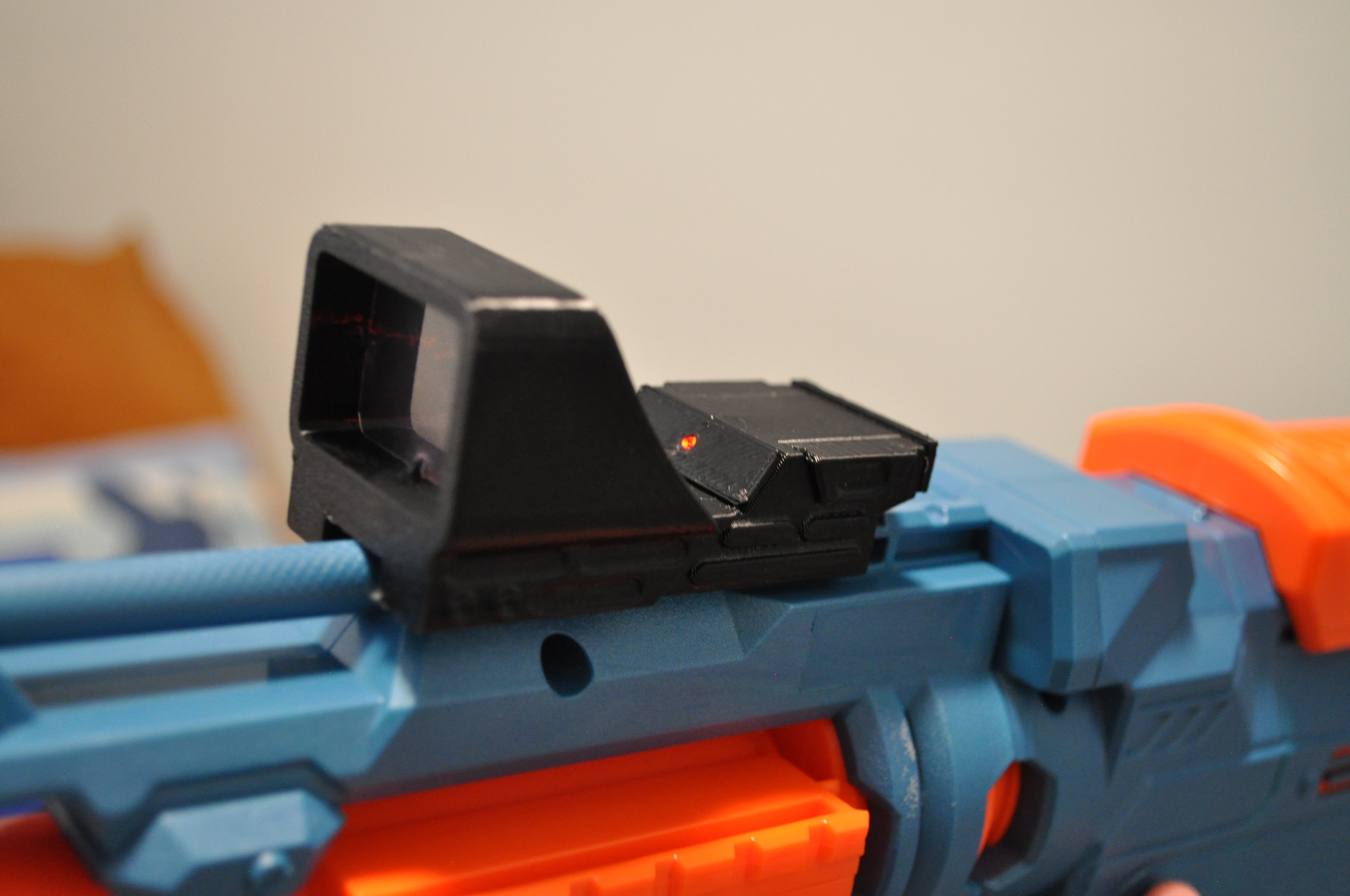 Miniatura 2 do modelo 3D Nerf Red Dot Sight Addons