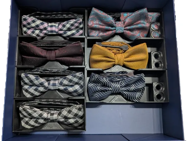 Boite rangement noeud papillon