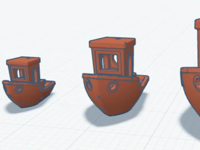 Chimney-less Benchy - 4 Sizes for Faster Calibration