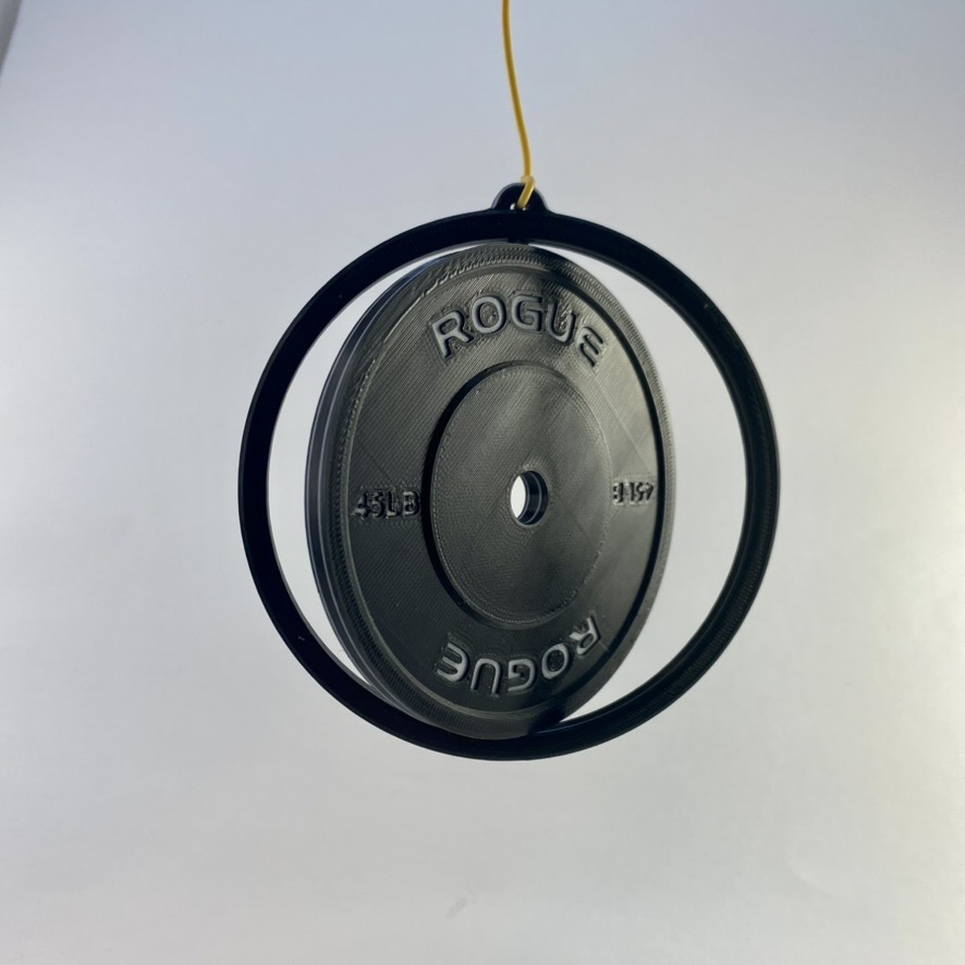 Rogue Fitness Echo Bumper Plate Ornament (Print in Place)
