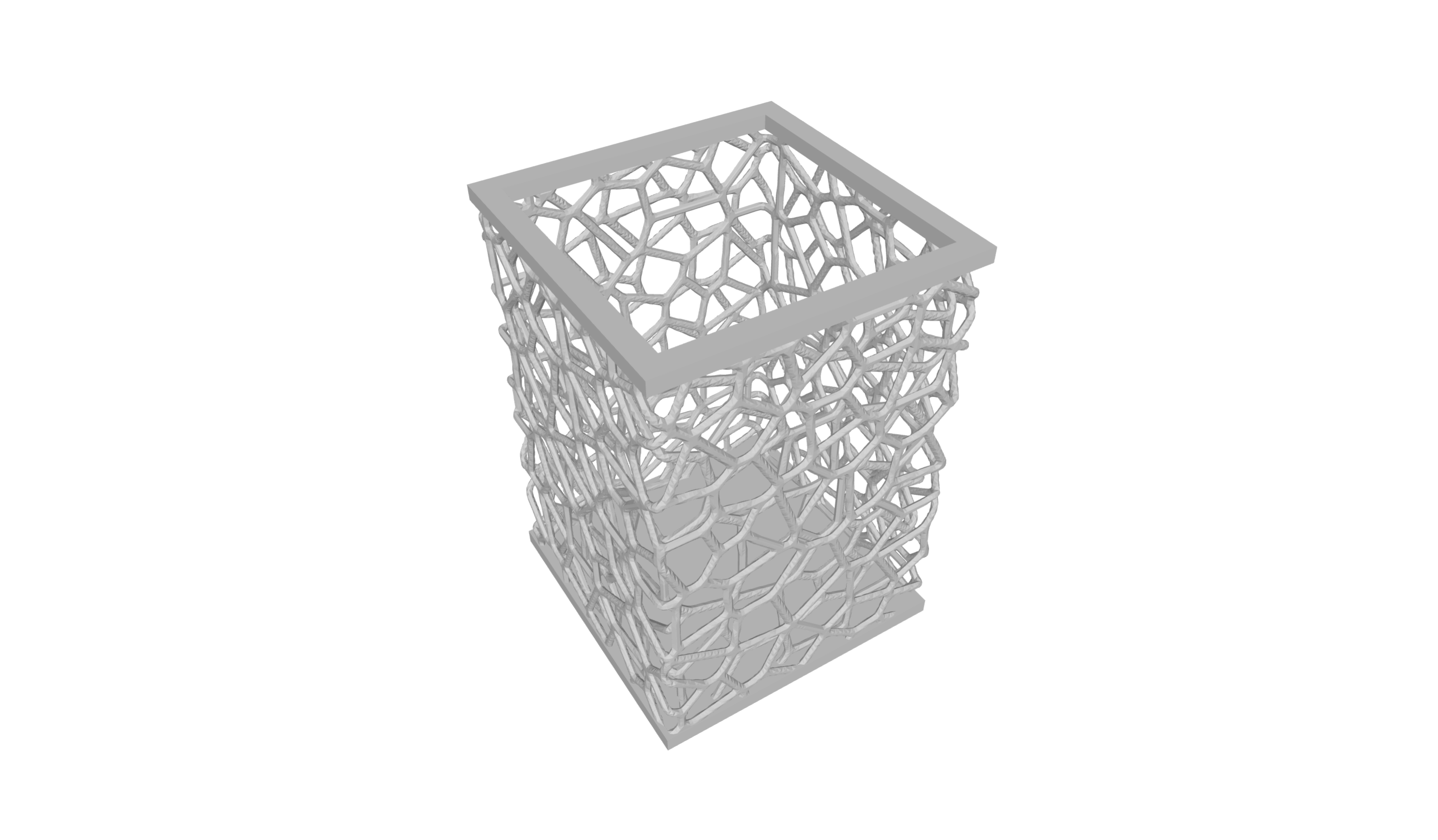 Voronoi desk organizer