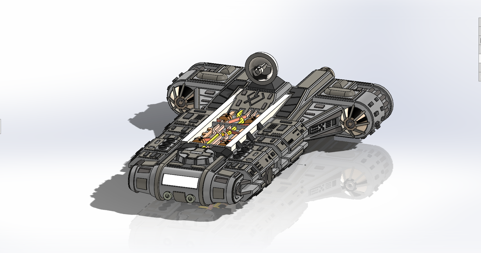 Modified Pelta Transport, Starwars, Armada
