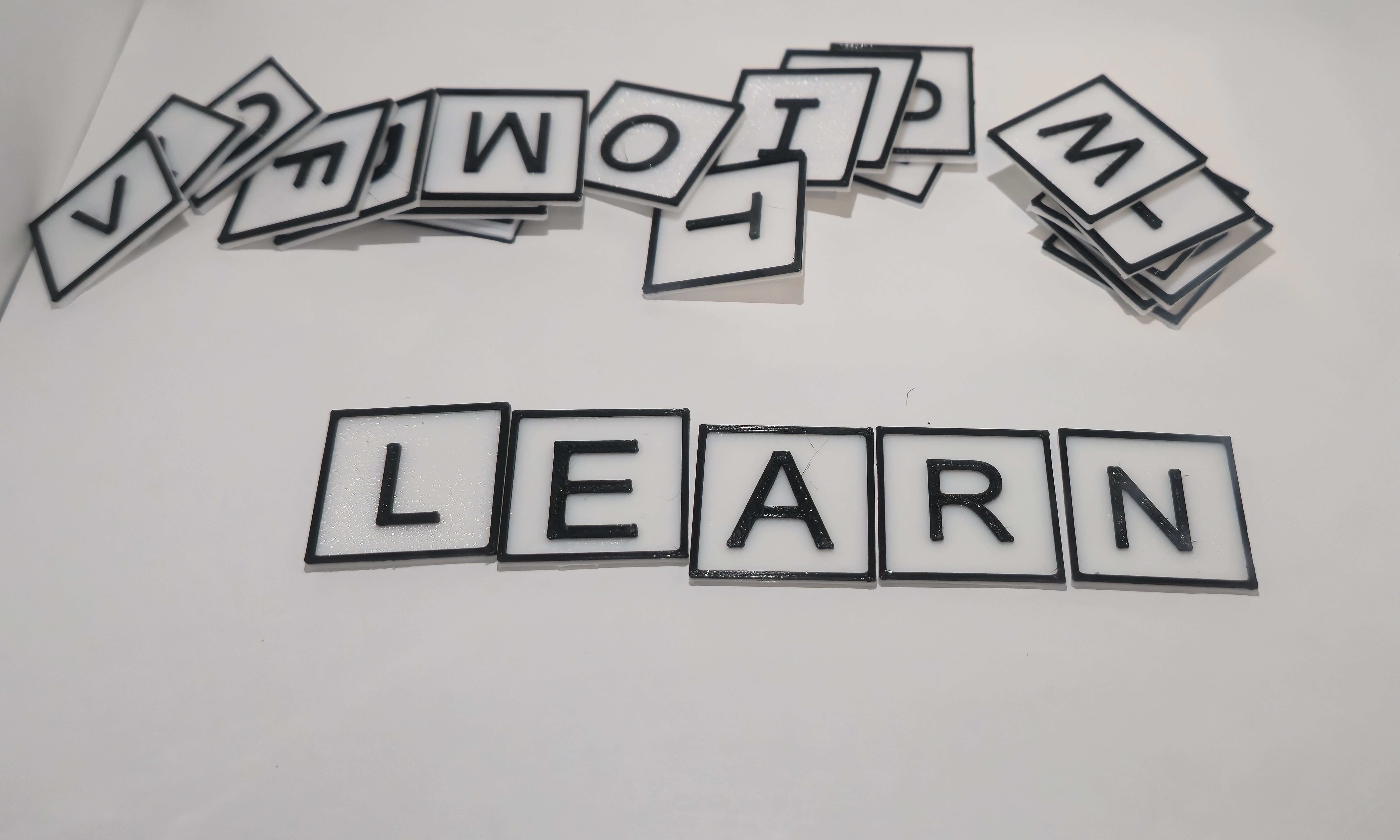 Alphabet Letter Squares Tiles [Uppercase]