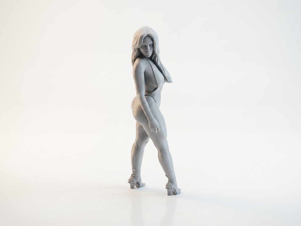 Bikini Babe Female Figure Statue 3D Printable