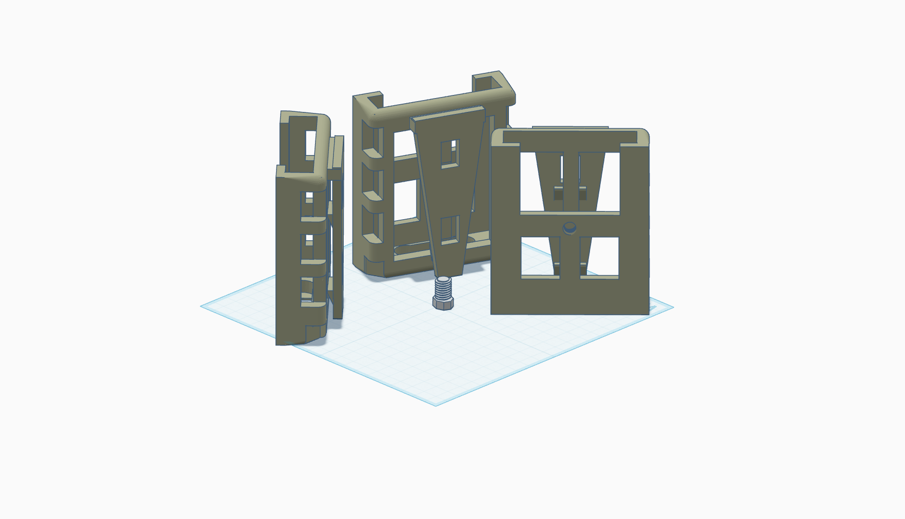 Molle/Backpack/Shirt clip Phone Holder 3D model