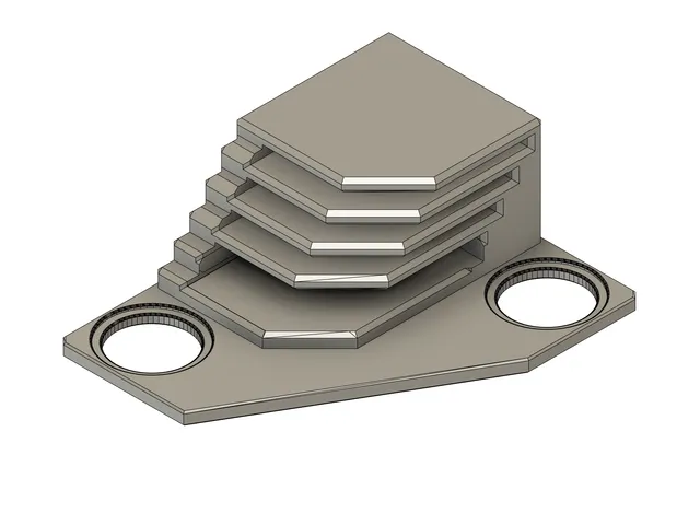 Multiboard - Build Plate Holder - 1 Glass, 3 wider slots