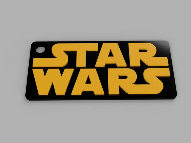 Star wars Classic Logo Keychain