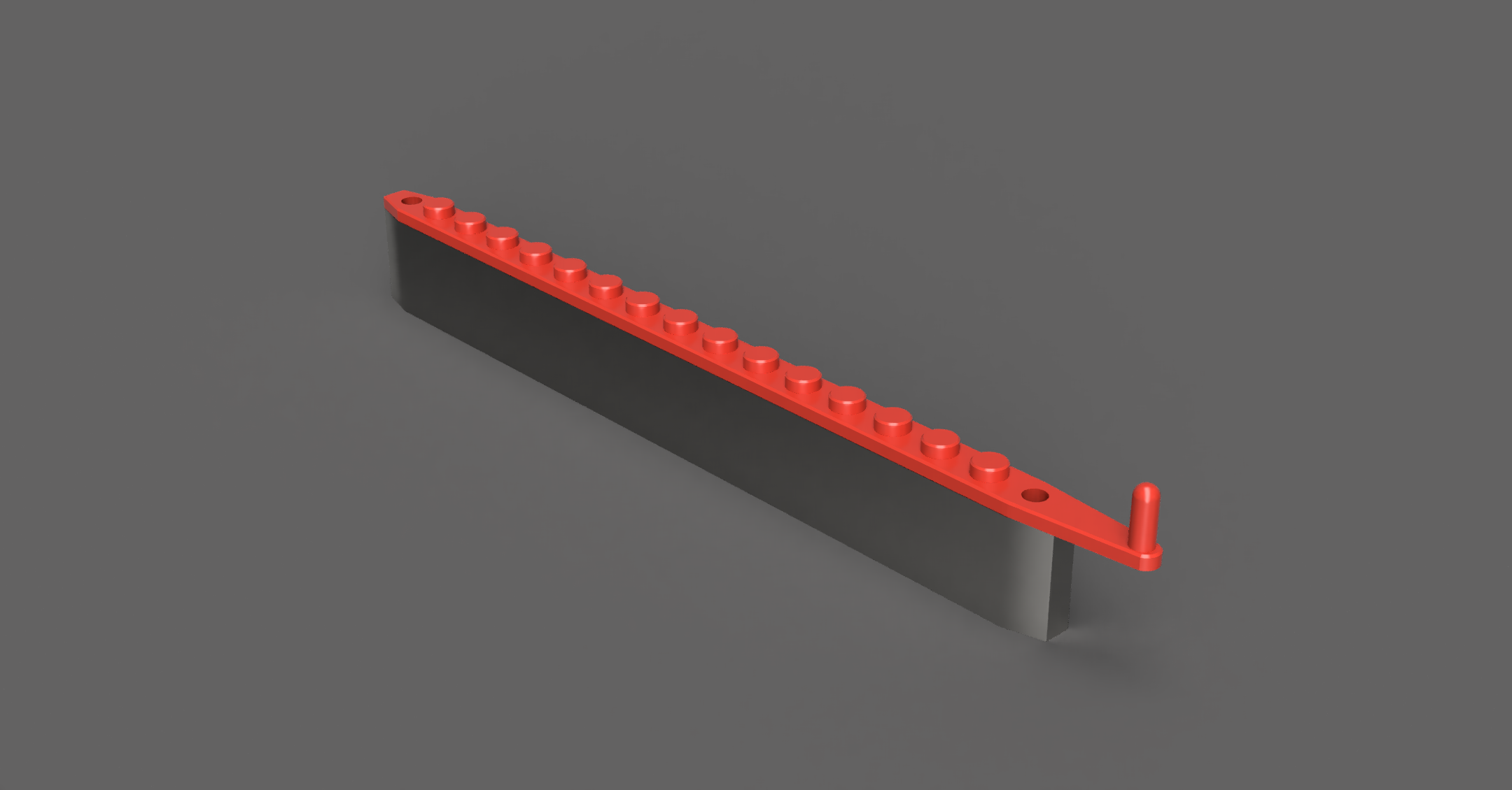 LEGO Figure/Brick Compatible Dominator Titanium Top Cap