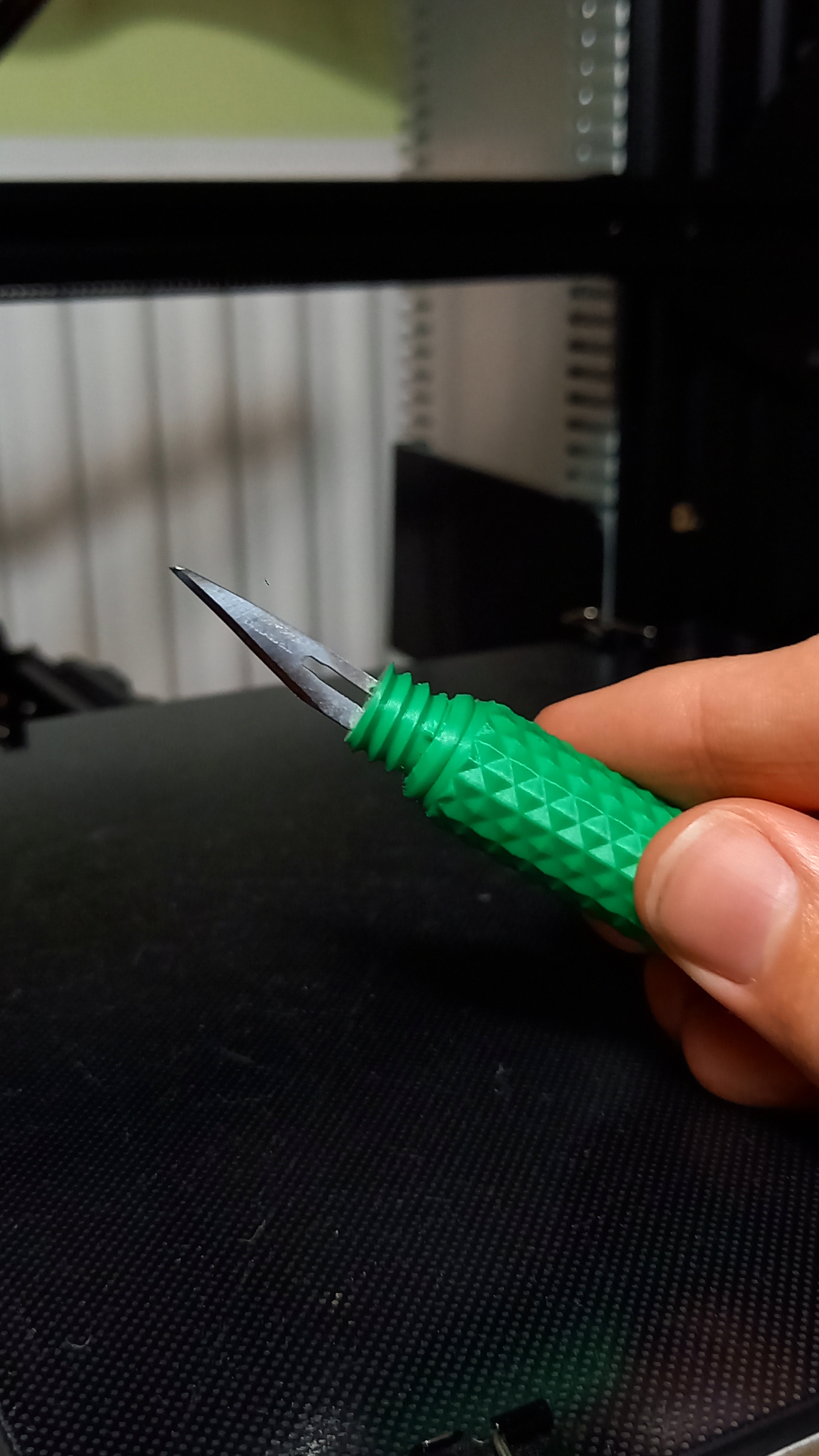 Exacto Knife Keychain 3D model thumbnail