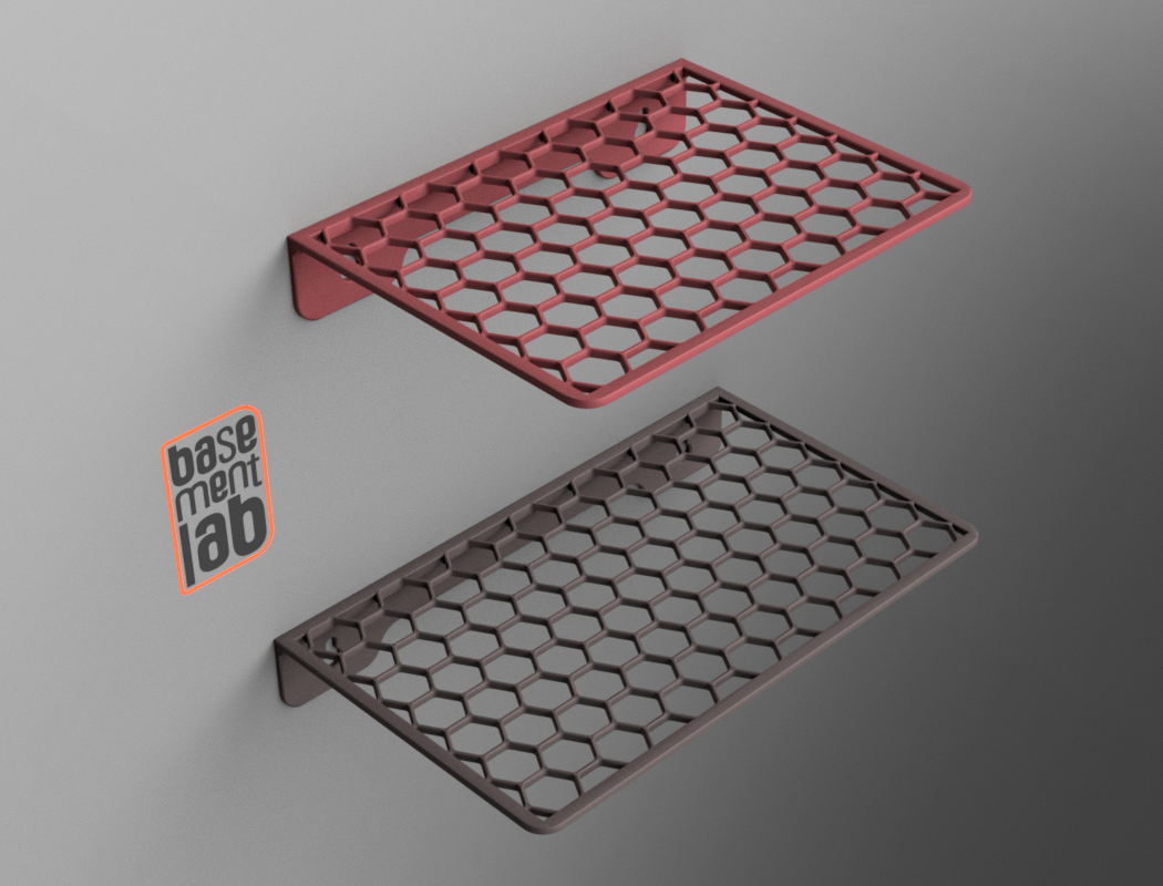 Honeycomb Wall Shelf - Ripiano a nido d'ape due misure