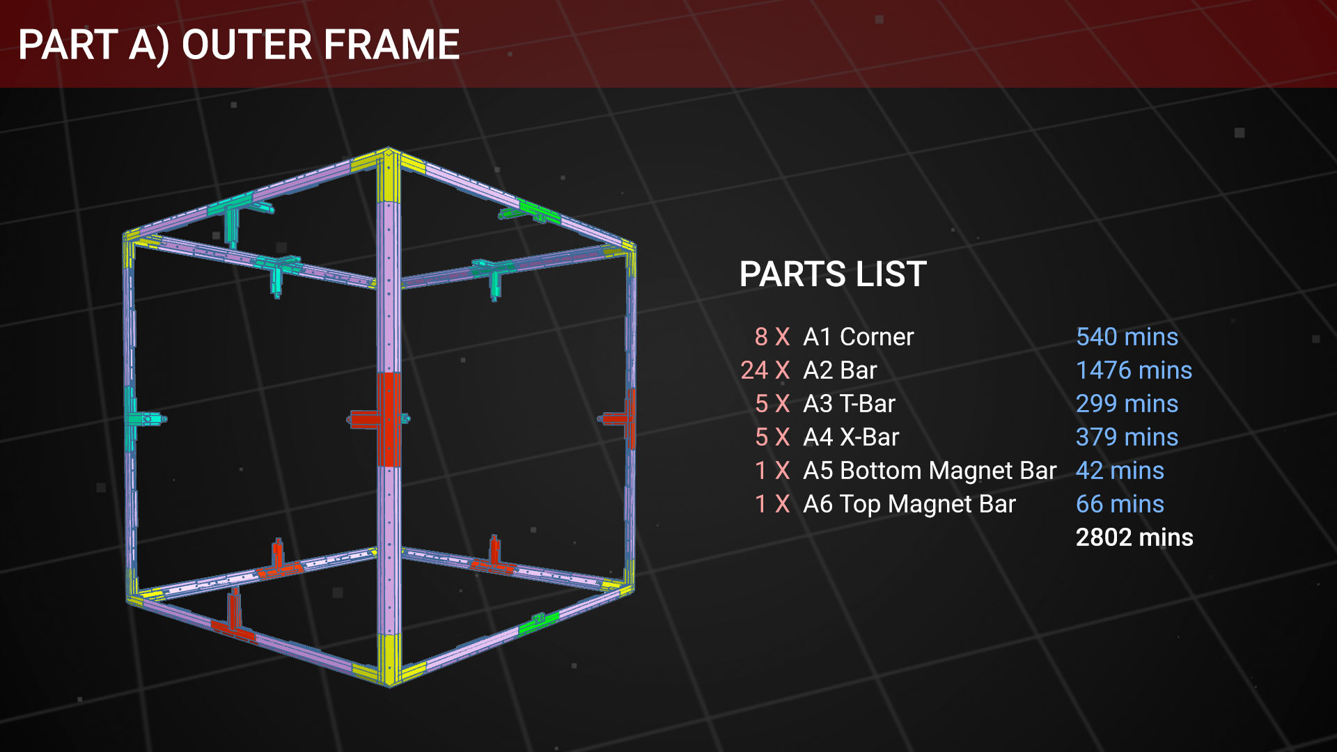 Square Stacks 3D Printer Enclosure (Also A Photography Lightbox) — miniatura 3