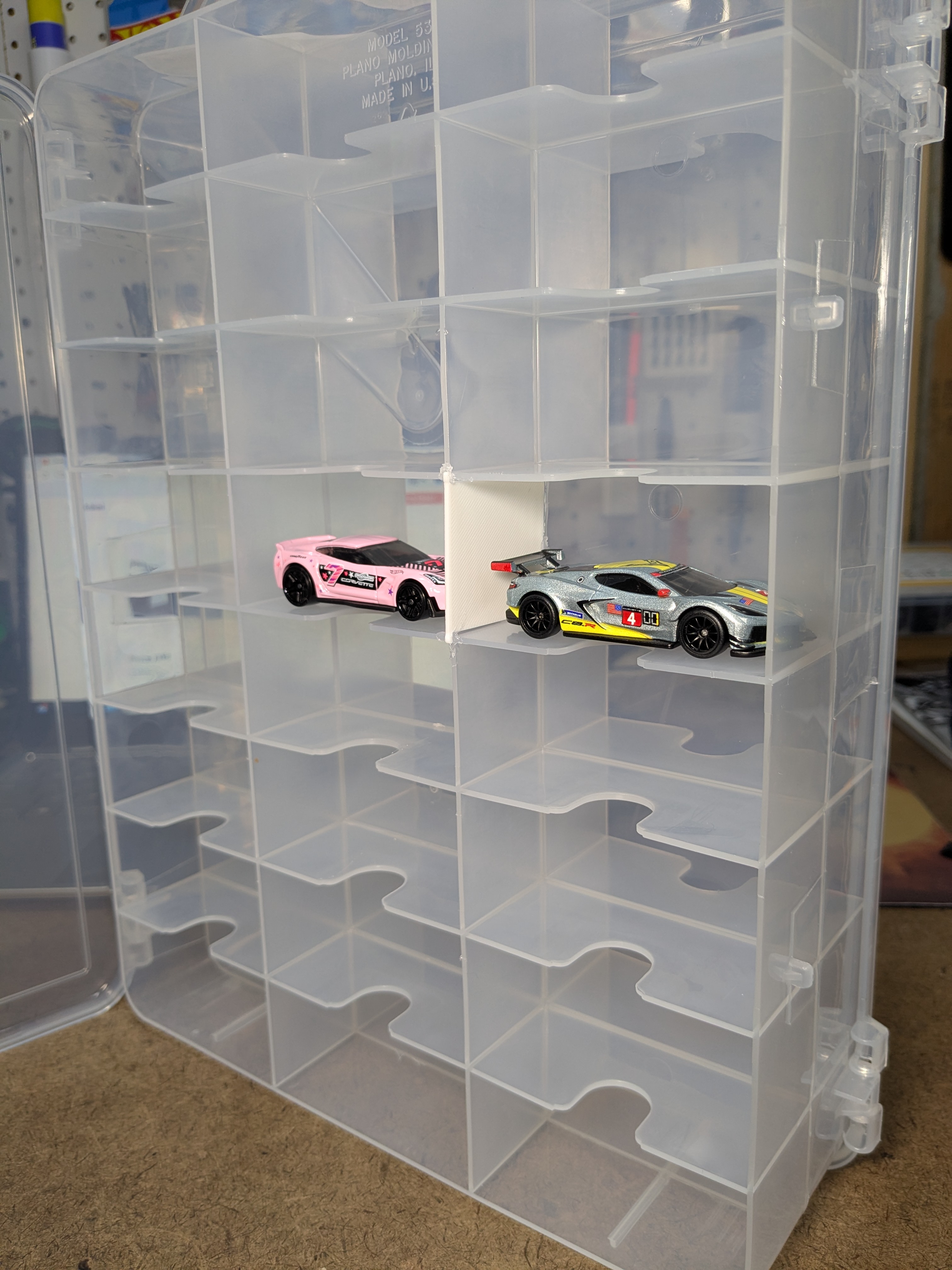 hot wheels case divider