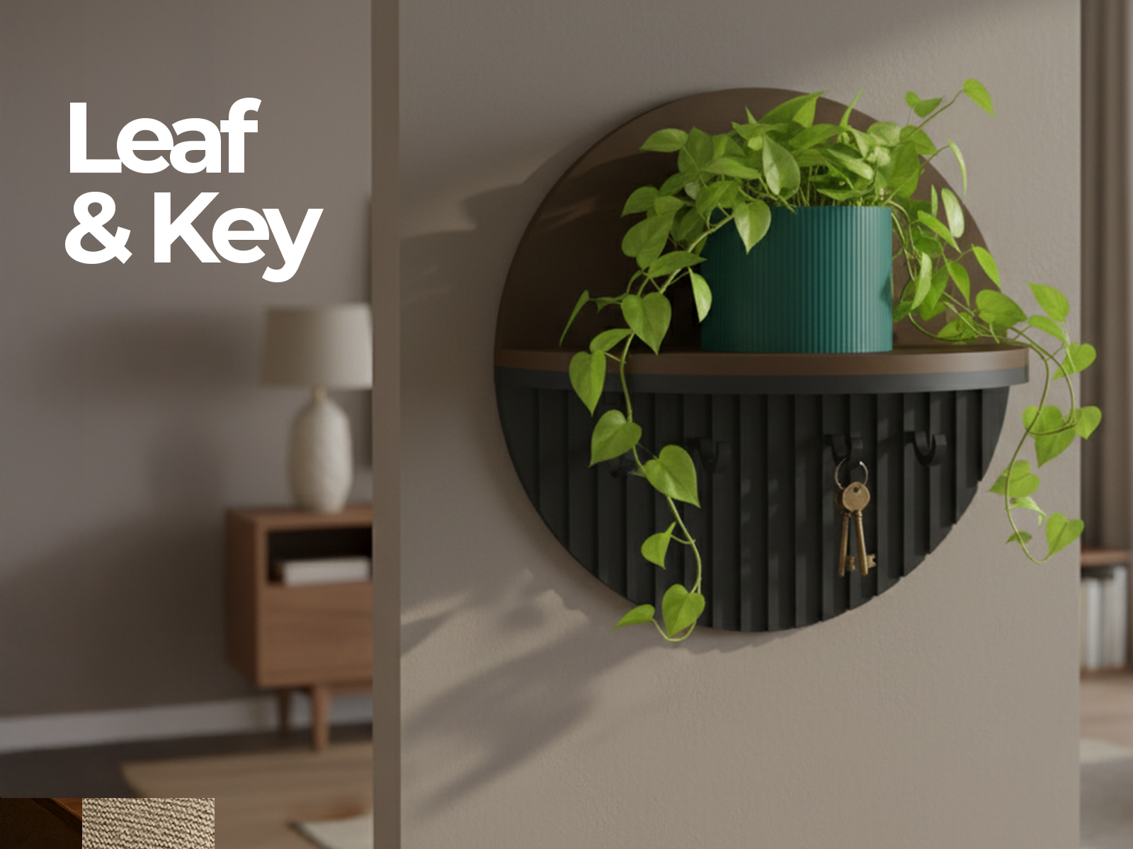Leaf & Key - Wall Key Holder