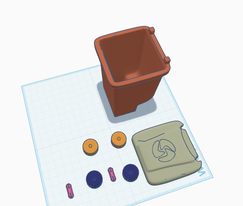 Mini Trash Can
