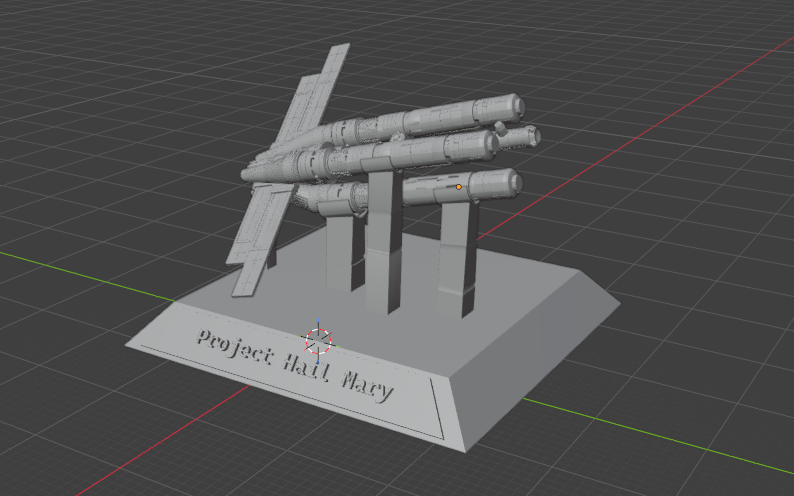 Hail Mary ship - Project Hail Mary 3D model