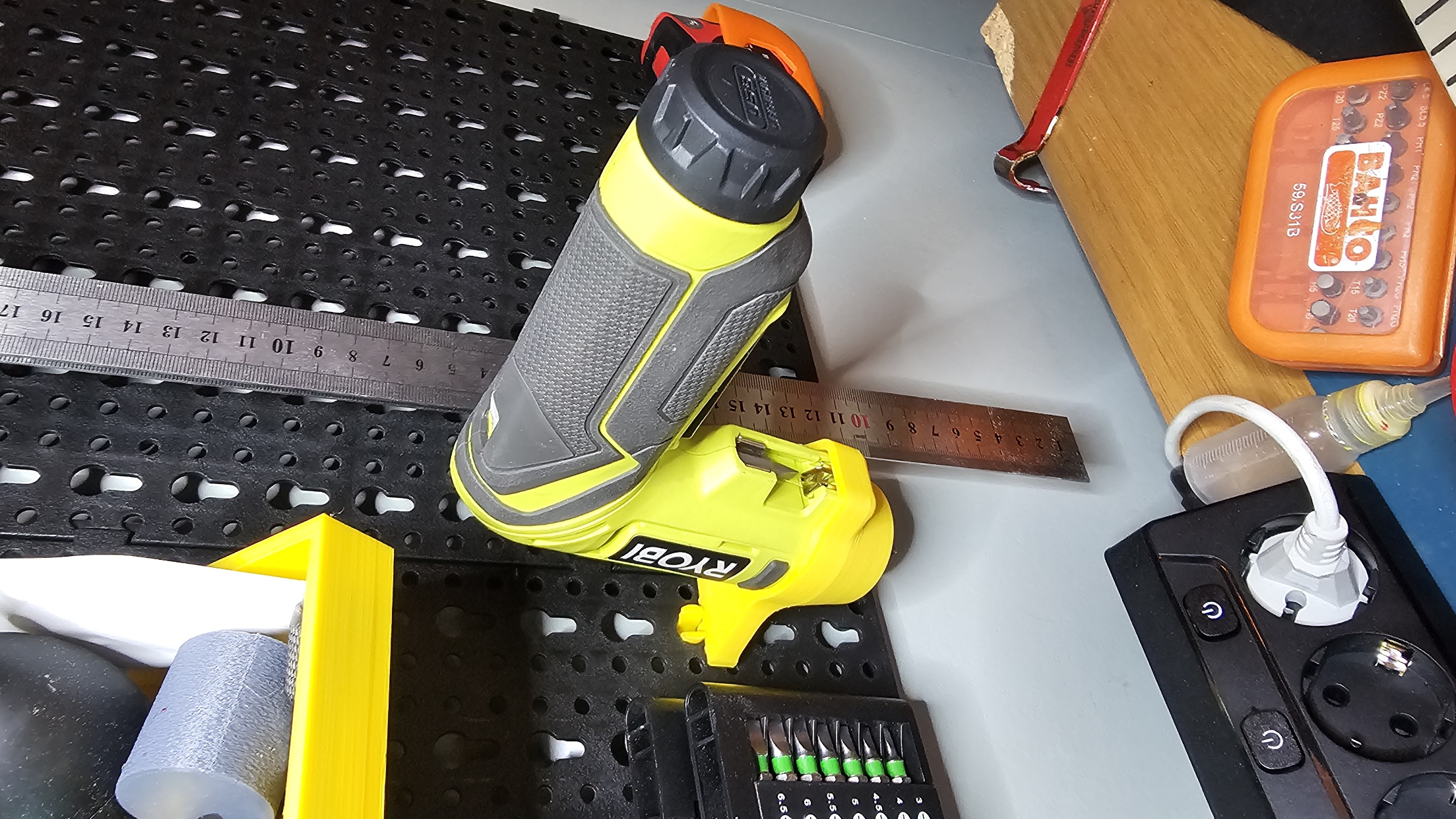 Lidl Powerfix Pegboard Ryobi RSDP4 Holder
