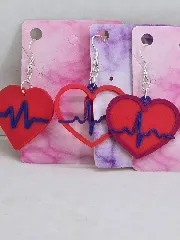 Electro-Heart Earrings