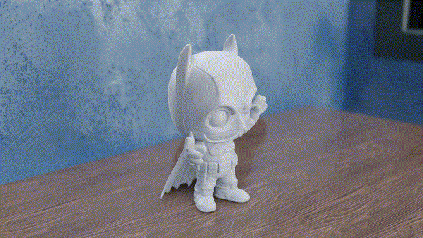 Miniatura 3 do modelo 3D Chibi Batman
