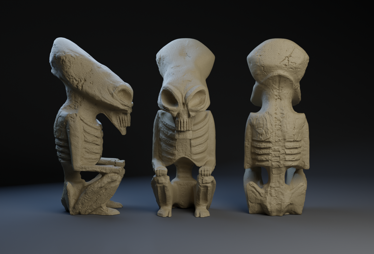 Alien Carved Artifact