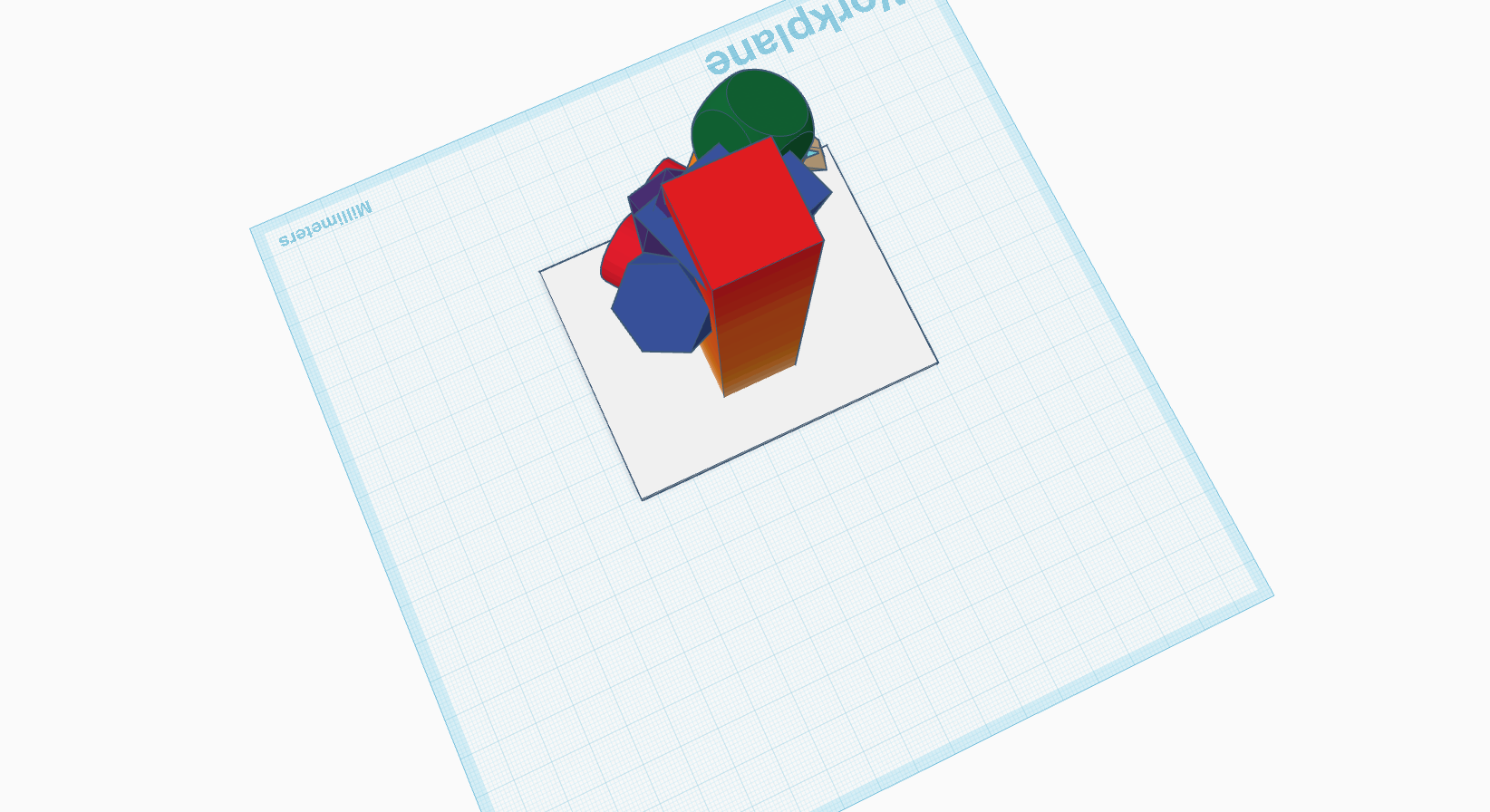 Abstract geometric sculpture — miniatura 4