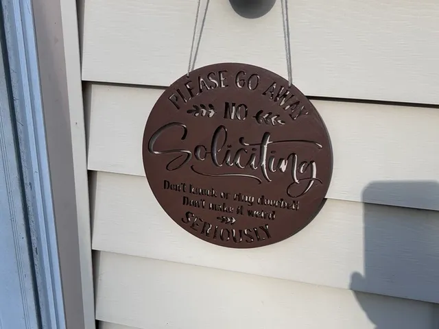 No Solicitation Sign