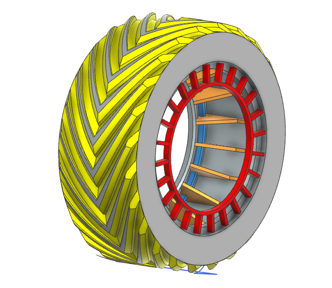 Tamiya - tire for rc car - model 02 -V-groove
