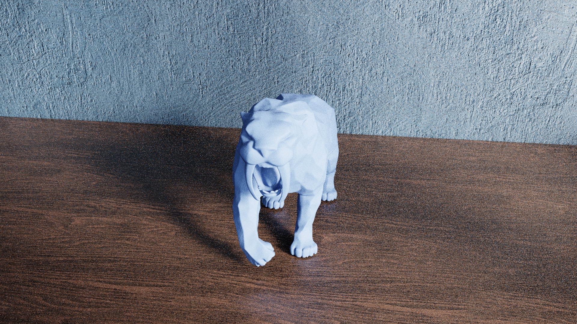 Low Poly Sabre Tooth — miniatura 8