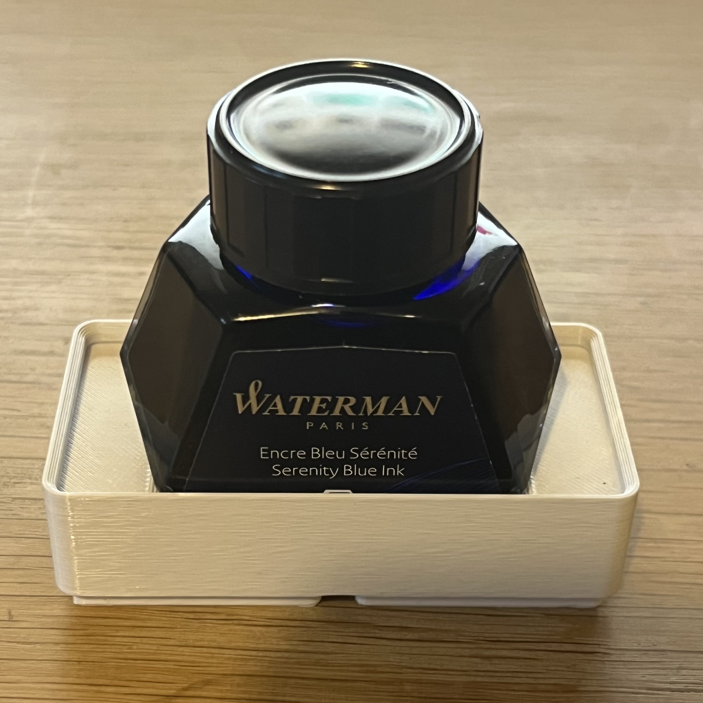 Gridfinity 2x1x3 Tray for 50 mL Waterman Fountain Pen Ink Bottles