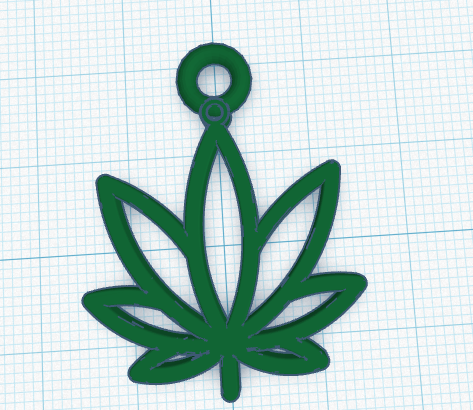 REMIX. Cannabis Earrings