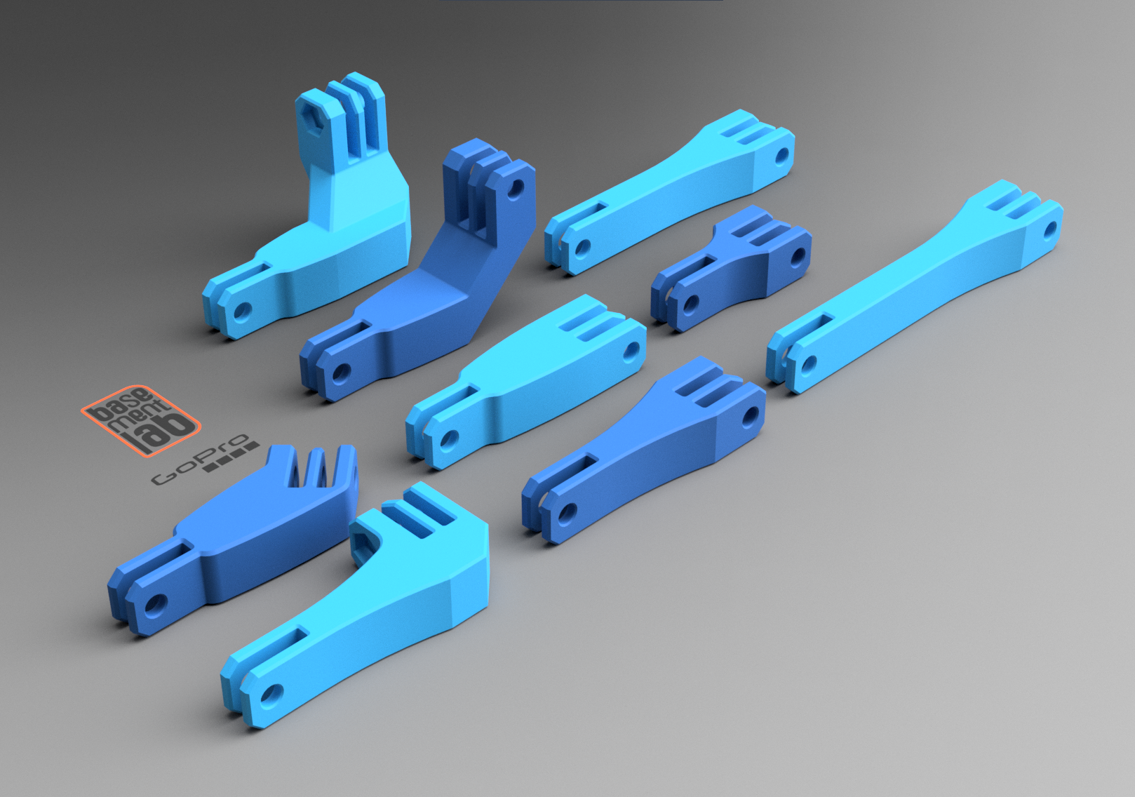 Gopro Action Camera Extension Mounts  - Estensione per Gopro