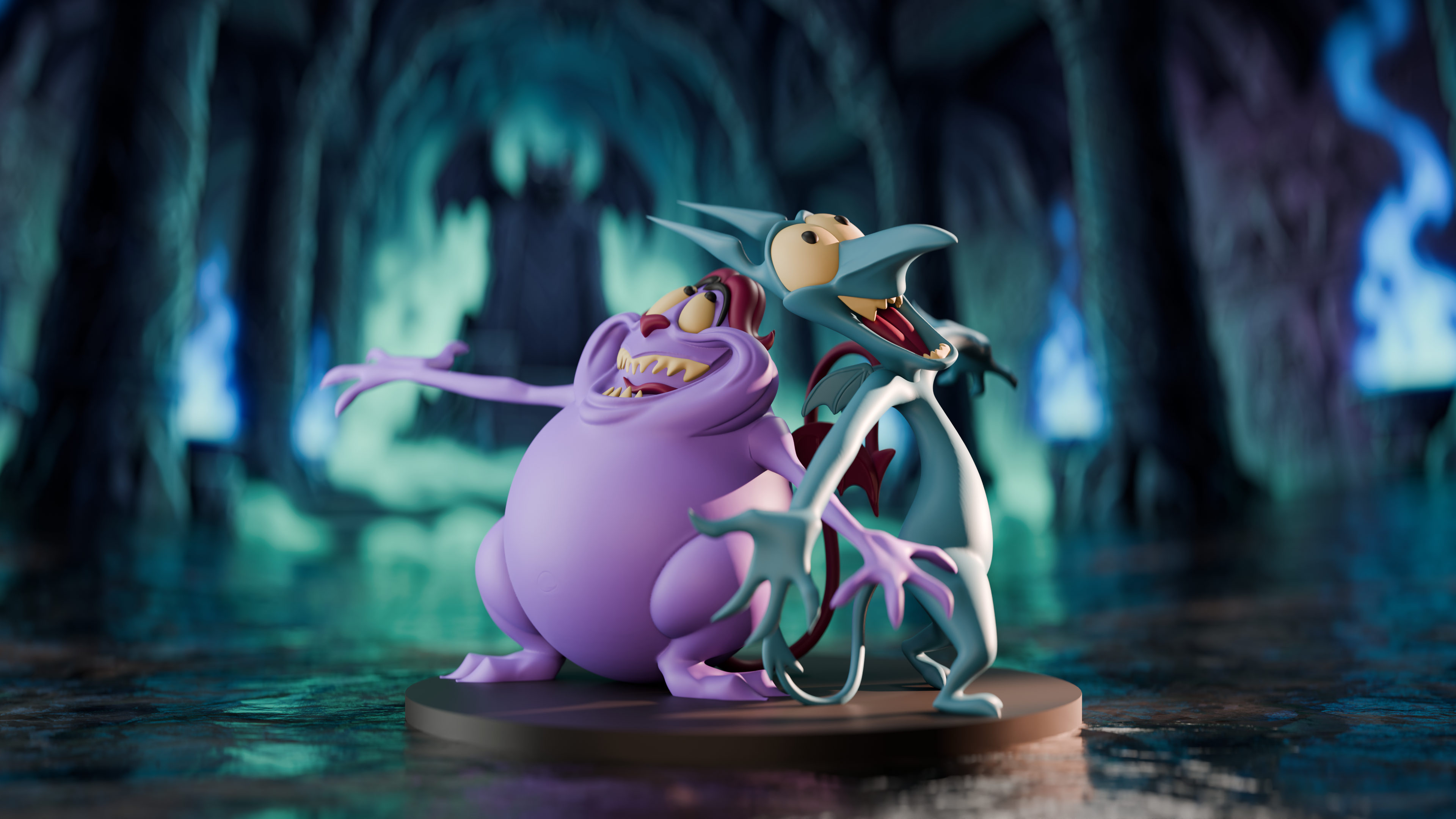 Disney Hercules Pain and Panic Figurine