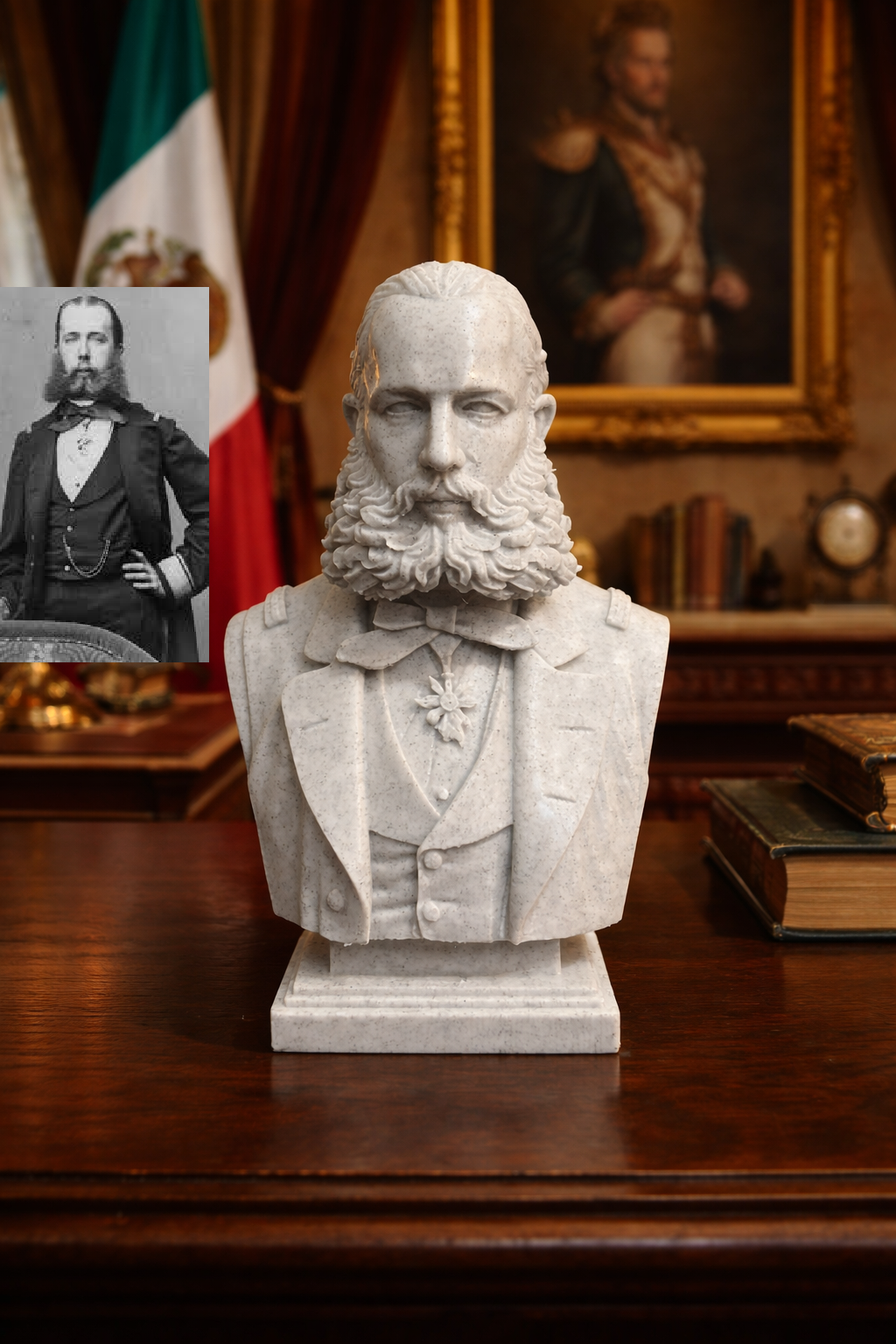 Maximilien Ier (Ferdinand Maximilien de Habsbourg-Lorrainen) -bust