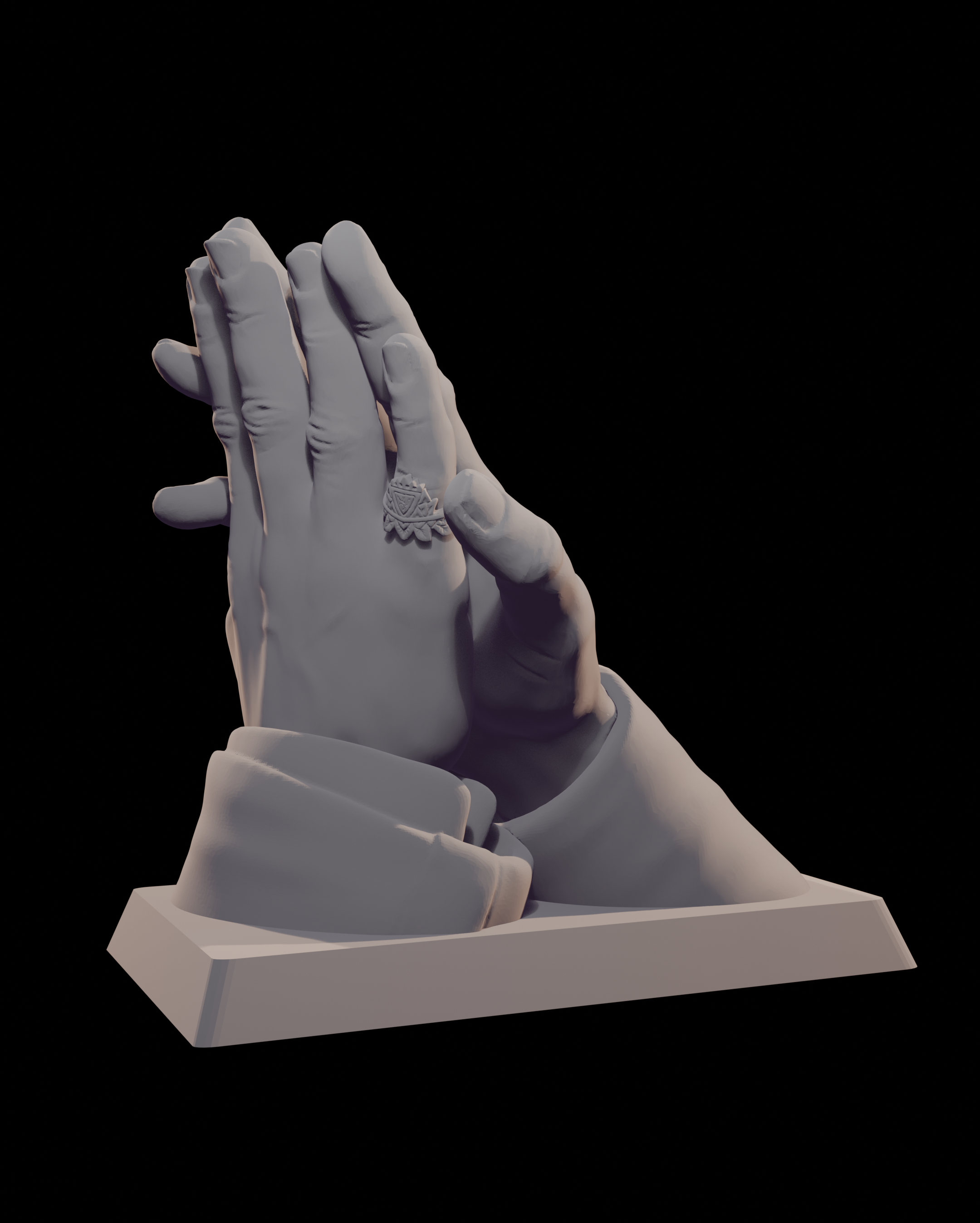 Good omens season 2 dancing scene hands sculpture