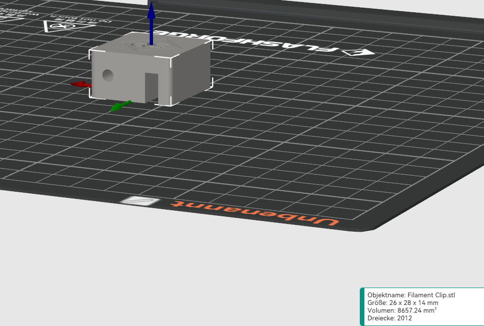 Skull-Printer Pro-Clip – High-End Filament Management